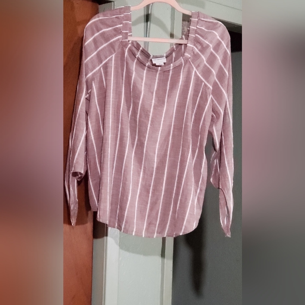 Liz Claiborne XL Linen blend 3/4 sleeve